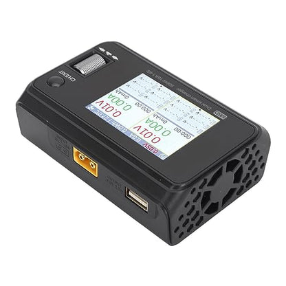 DC Dual , High Performance Compact Dual Channel Balance Charger Portable 5V 2.1A USB Output 500W for Battery