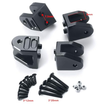 Aluminum Alloy Lower Tie Rod Fix Mount | For 1/8 Losi LMT 4S King Sling 4WD Digger Monster, RC Car Buggy