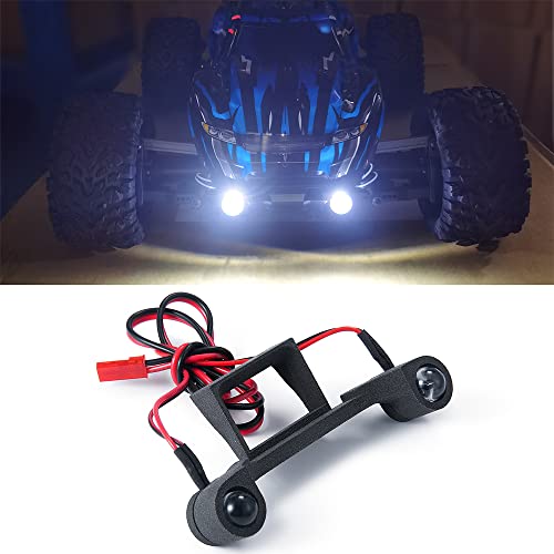 1/10 RC Car Led Light Kit Headlights Taillights Front/Rear Lamp Upgrades for TRX Rustler 4×4 VXL XL-5 Truck Car