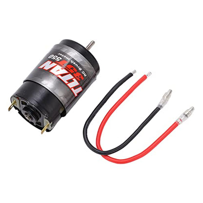 550 Brushed Motor 320A ESC, 320A Two Way Brushed ESC Brushed Motor with ESC for RC Car Crawler (35T) - style: 35T