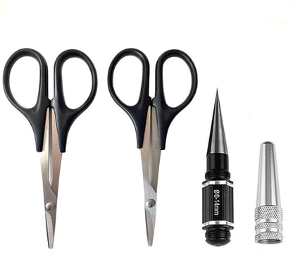 0-14mm RC Body Reamer Hole Pucher Curved&Straight Scissors RC Tools for RC Car Truck Bodyshell Hobby Repair