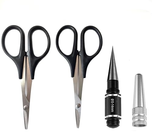 0-14mm RC Body Reamer Hole Pucher Curved&Straight Scissors RC Tools for RC Car Truck Bodyshell Hobby Repair
