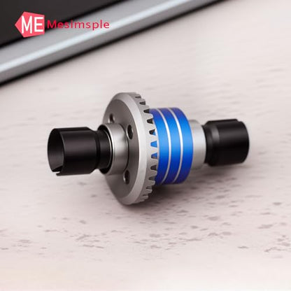 45# Steel Front Rear Differential Diff Input Gear Set for 1/16 H16BM H16PL H16DR H16207 16208 16209 16210 H16 1/14 14301 14302 14209 14210 Series Upgrades Part Blue - color: Blue