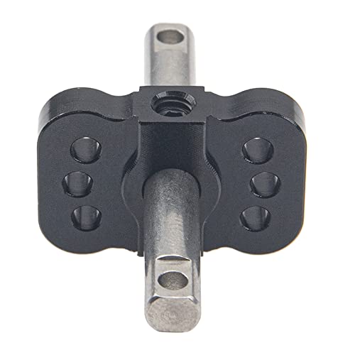 ShareGoo RC Differential Locker Spool Diff. Case Mount Compatible with 1/10 Traxxas 2WD Slash Bandit Rustler Stampede VXL Brushless 2WD RC Models Car Truck (Black)