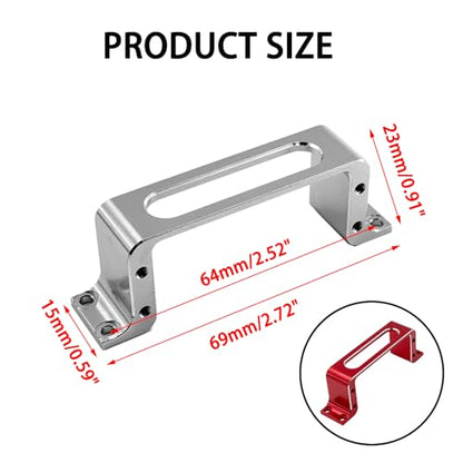 1PC RC Airplane Aluminum Alloy Servo Mounting Bracket Fixed Frame for RC Plane Helicopter Boat DIY Model Toy Fixed Wing Parts (Red) - color: Red