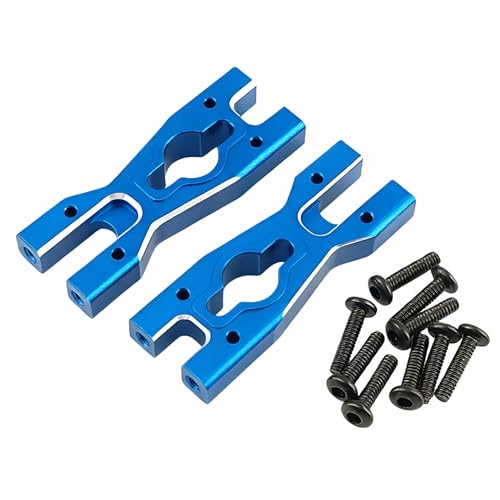 7075 Aluminum Body Mount Cross Bar for Losi 1/18 Mini LMT 4X4 Truck (Blue) | Brushed Monster Truck,Upgrade Parts,LOS01026 Compatible,CNC Machined,High Strength,Lightweight,Precision Fit - color: Blue