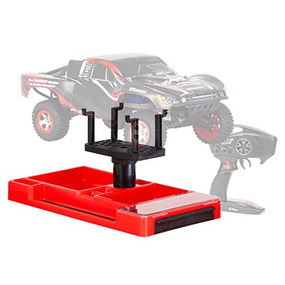 Ernst RC Car Stand and Workstation for RC Cars, RC Aircraft, Model Crawlers, Monster Trucks, Drones and Electric Boats
