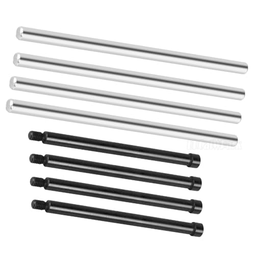 Screw Pins Hinge Pin Upgrades Part for 1/5 Kraton 8S BLX Outcast 8S BLX,#45 Steel Suspension Arms Hinge Pins Screw Pins,Black - color: Black（Upgrades Part）