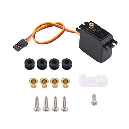Rc Car Servo, 2.2Kg Metal Gear Servo Remote Control Accessory for 1/16 1/14 1/12 Rc Car