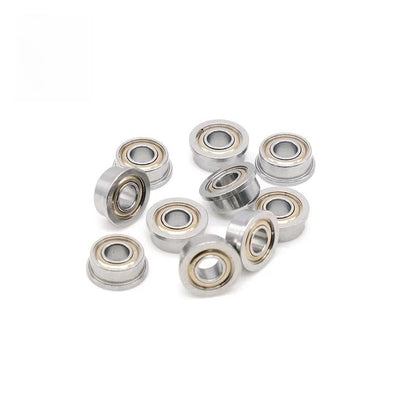 F683ZZ Flange Bearing 3x7x3 mm ABEC-7 (10 PCS) Flanged F683 Z ZZ Ball Bearings - size: F683ZZ 3x7x3