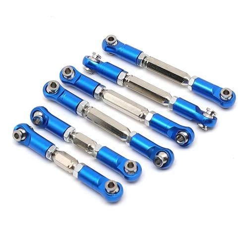 Compatible with Arrma for Senton for Granite 4X4 for MEGA 550 1/10 RC Car Parts Adjustable Tie Rods Turnbuckles Toe Links Linkage Set RC Accessories