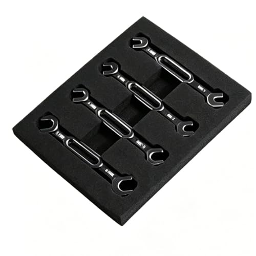 for Rc Car 4Pcs Wrench 3/3.2/3.5/3.7/4/5/5.5/6Mm Turnbuckle Nut Ball End Joint Remover Universal Tool Upgrade Parts RC Car Repair Kit - color: Black