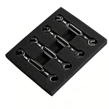 for Rc Car 4Pcs Wrench 3/3.2/3.5/3.7/4/5/5.5/6Mm Turnbuckle Nut Ball End Joint Remover Universal Tool Upgrade Parts RC Car Repair Kit - color: Black