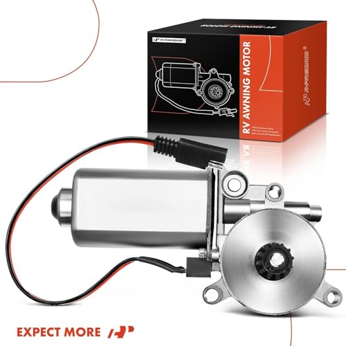 A-Premium 373566 RV Power Amning Universal Replacement DC Motor | Compatible with Solera Venture LCI Lippert with Single 2-Way Connector