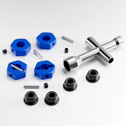 RC Car Parts 12mm Aluminum Wheel Hex Drive Hub Adaptor for Traxxas Axial Redcat ARRMA HPI HSP RC Model Car | 12mm Hex Hubs Wheel Hex Adaptor for for Traxxas Axial Redcat ARRMA HPI HSP RC Car