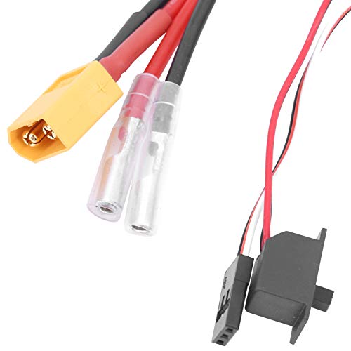 VBESTLIFE 360A Electronic Speed Controller RC Crawler Car Bidirectional Brushed ESC (T-Plug) - size: T-plug