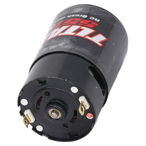 550 55T RC Brushed Motor,High Speed Brushed Motor with 1/3 Reduction Gear Box for 1/14 1/10 RC Crawler Car Truck