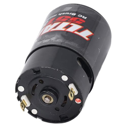 550 55T RC Brushed Motor,High Speed Brushed Motor with 1/3 Reduction Gear Box for 1/14 1/10 RC Crawler Car Truck