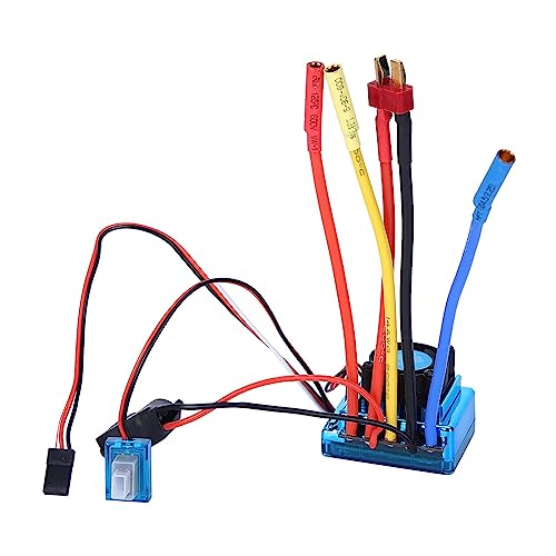 3650 4300KV Brushless Motor & 120A ESC Combo with Heat Sink and Programming Card for /10 RC Car High Speed Upgrades - size: 120A