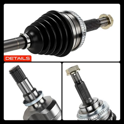 A-Premium Front Left Driver Side CV Axle Shaft Assembly | Compatible with Toyota Celica 1990-1993, Corolla 1993-2002, MR2 1987-1989 & Chevrolet Prizm 1998-2002 & Geo Prizm 1993-1997 - style: Front Driver Side