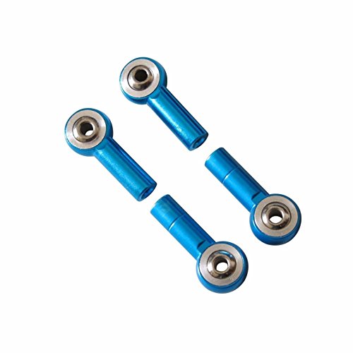 Aluminum M3 Link Rod End Ball Joint CW CCW for 1/10 RC Car Crawler Buggy(Pack of 20pcs)