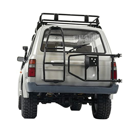 TRX4 Snorkel LED Lights 1/10 RC Car Update Accessories ABS Interior Body Mount Roof Rack Bull Bar Bumper for SCX10 TRX4 Redcat