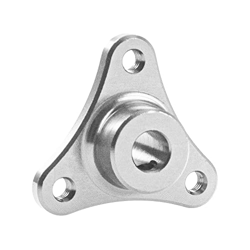 Aluminum Alloy Slipper Clutch Eliminator Compatible with Arrma 1/8 Kraton Senton Typhon Outcast 1/7 Felony Infraction RC Car Upgrade Parts (Silver) - color: Silver