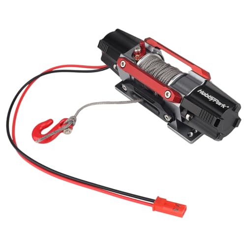 Hobbypark 1/10 RC Crawler Winch with Dual Motor Powerful for Axial SCX10 Traxxas TRX4 Redcat Gen 8 Gen7 RC4WD D90 RC Rock Climbing Car