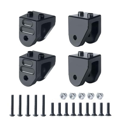 Aluminum Alloy Lower Tie Rod Fix Mount | For 1/8 Losi LMT 4S King Sling 4WD Digger Monster, RC Car Buggy