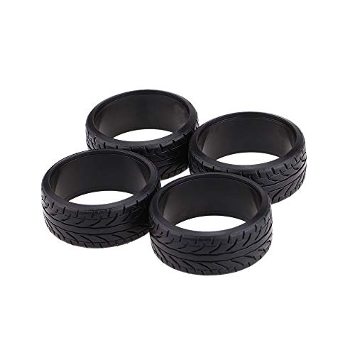Replacement Part For 4Pcs/Set 1/10 Grain Drift Car Tires Plastic Hard Tyre For RC Car Part