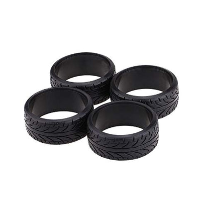 Replacement Part For 4Pcs/Set 1/10 Grain Drift Car Tires Plastic Hard Tyre For RC Car Part