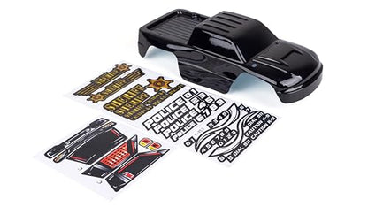 SummitLink Custom Body Compatible for 1/10 Scale RC Car or Truck (Truck not Included) (Police Black) - style: Police Black