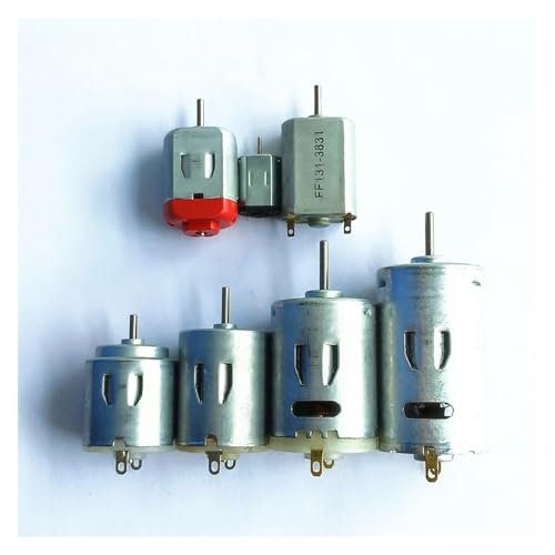 DC Motors Micro Mini 130 390 R260 R280 N20 Brush DIY Model Toy Fan Cars Drones Robotics Hand Drills(R260 Motor) - color: R260 Motor