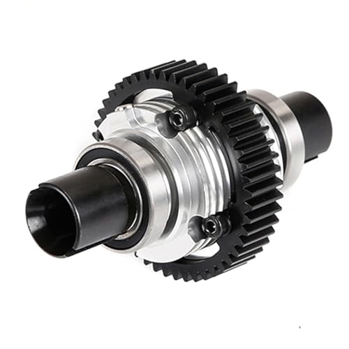 CNC Metal Complete Differential Diff.Gear Set (Silver) | for 1/5 Hpi Rofun Baha King Motor Rovan Baja 5B 5T 5Sc Truck Rc Car Parts - color: Silver