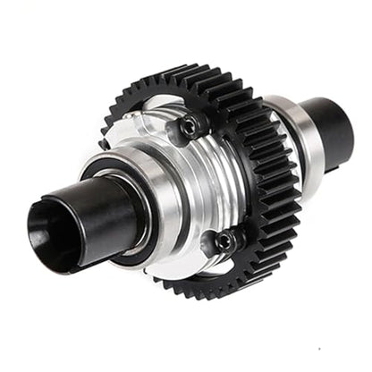 CNC Metal Complete Differential Diff.Gear Set (Silver) | for 1/5 Hpi Rofun Baha King Motor Rovan Baja 5B 5T 5Sc Truck Rc Car Parts - color: Silver