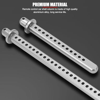4Pcs RC Car Shell Column Aluminum Alloy Front Rear Extended Body Post Mount Shell for Axial SCX10 90046 1/10