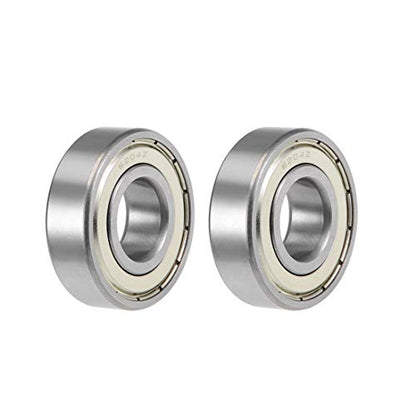 uxcell 6204ZZ Deep Groove Ball Bearings Z2 20mm X 47mm X 14mm Double Shielded Carbon Steel 2pcs - size: 20mmx47mmx14mm