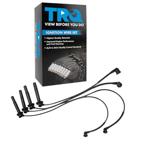 TRQ Engine Ignition Spark Plug Wire Kit Set - style: IWA69009