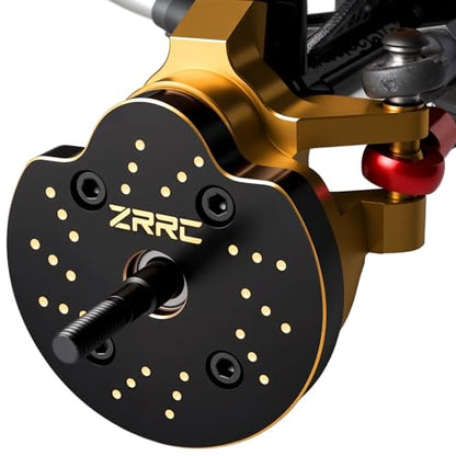 Brass Portal Weights Covers Steering Knuckle Caps Housing Counterweight for Axial SCX10 III AXI03007 & Capra 1.9 UTB AXI03004 1/10 RC Rock Crawler Weight Hangers (Black Gold) - color: Black Gold