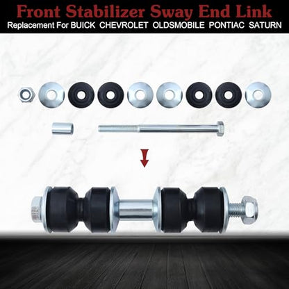 2* K5342 Sway Bar Link - Stop Squeaking & Restore Smooth Ride | Compatible with 2005-2009 Buick Allure 1997-2005 Century 2005-2009 LaCrosse 2000-2013 Chevy Impala 1997-2005 Venture - color: 2*K5342, size: Sway Bar Link