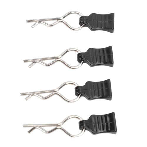 RC Car Body Pin with Pull Tabs Secure Connection Durable Plastic Metal Construction RC Body Clip for 124008 124010 124006 144016 144018 Hobbyists Racing Enthusiasts Off Road Use