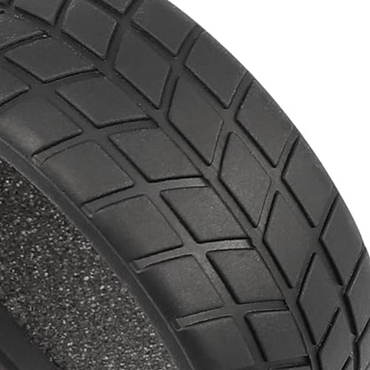 AIMROCK RC On Road Car Tires, 64mm Rubber Tyres for 1/10 1/12 Traxxas Tamiya TT01 TT02 HSP Wltoys HPI KYOSHO Car, Pack of 4