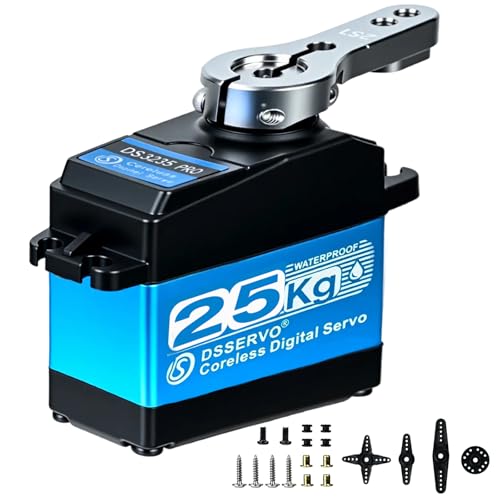25kg RC Servo DS3225 PRO Metal Gear Waterproof High Torque Fast Digital Steering Motor 270 Degree - size: 25KG PRO