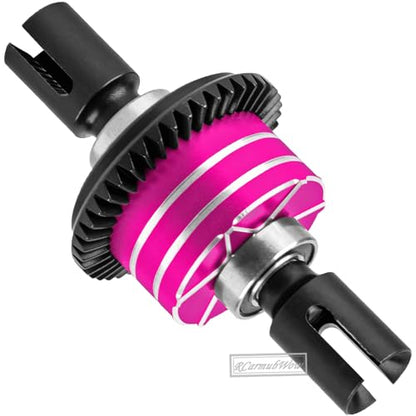 RC F/R Diff 43t &10t Input Gear Upgrades Part for 1/8 Kraton/Outcast/Talion 6S BLX EXB,Notorious 6S BLX,1/7 Mojave 6S BLX EXB,BigRock/Fireteam 6S BLX,Replace ARA310990 ARA310979,Pink - color: Pink(1set)