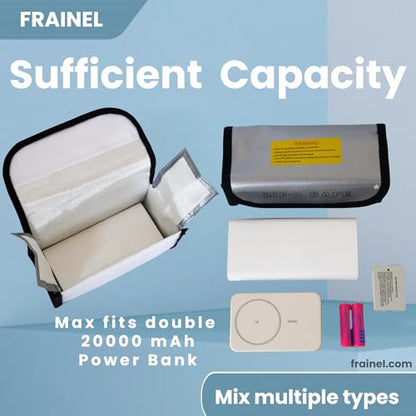 Battery Protect Bag 7x3 – Fireproof & Flame-Retardant Safety Gear | Lipo Guard Prevent Hazard Escalation