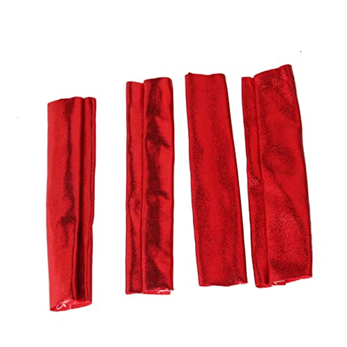 Suspension Spring Cover Set for 1/8 RC Buggy Truck Universal Dustproof Absorber Cover Compatible RC Car Models Red