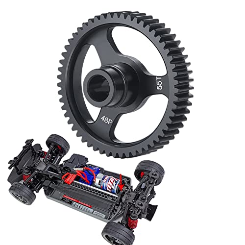 Steel Spur Gear 55T 48P Gears for 1/10 Ford Bronco 4-Tec 2.0 | RC Car Upgrade Parts - style: 55T