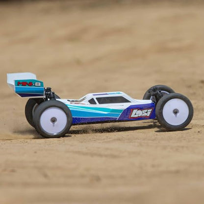 Losi 1/16 Mini-B 2 Wheel Drive Buggy Brushless RTR Blue LOS01024T2