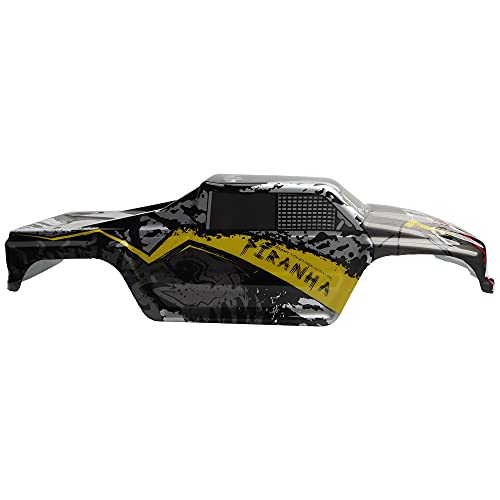 PX9200-02 RC Car Shell Body Cover Accessories Spare Parts for 1:10 9200 9200E 9201E 9205E 9206E Trucks 200E 210E Brushless RC Cars(Yellow)