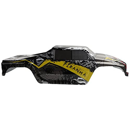 PX9200-02 RC Car Shell Body Cover Accessories Spare Parts for 1:10 9200 9200E 9201E 9205E 9206E Trucks 200E 210E Brushless RC Cars(Yellow)